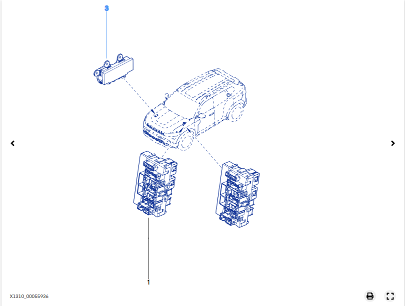 *BORNA BATERIE - 241148846R