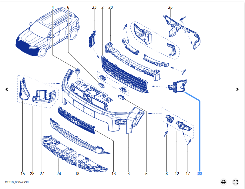 GHID AER SUP STG BARA FATA - 628115521R