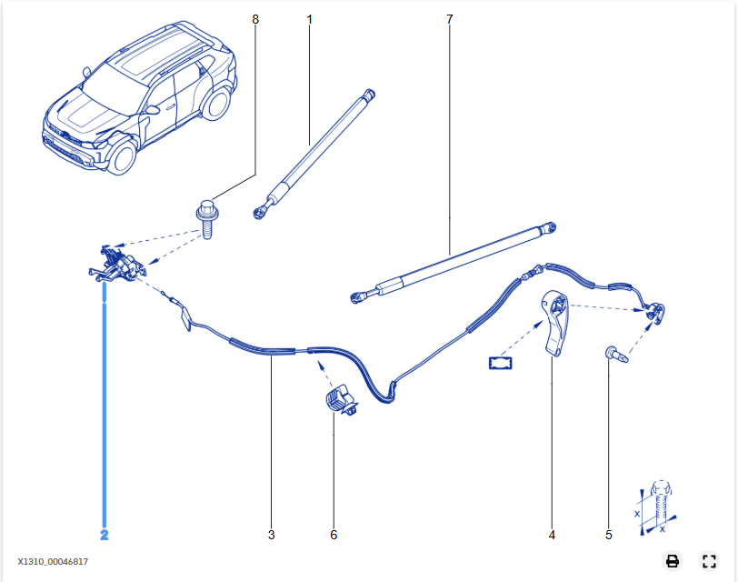 *INCUIETOARE CAPOTA - 656011047R