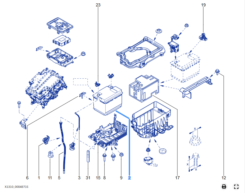 BATERIE L2 60 AH - 7711947966