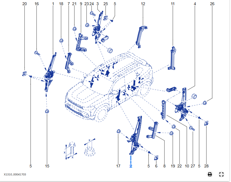 Macara geam usa fata stanga Dacia Duster III - 807214493R - 807214493R