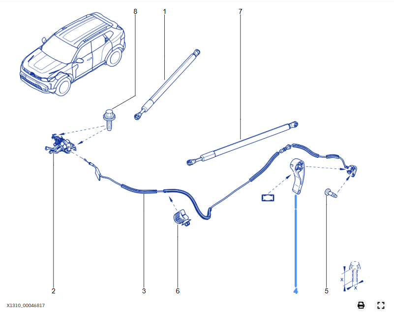 MANER DESCHIDERE CAPOTA - 8200274233