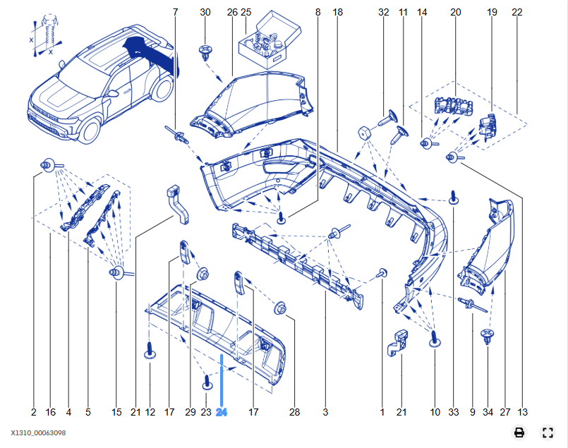 ORNAMENF INF BARA SPATE - 850B22330R